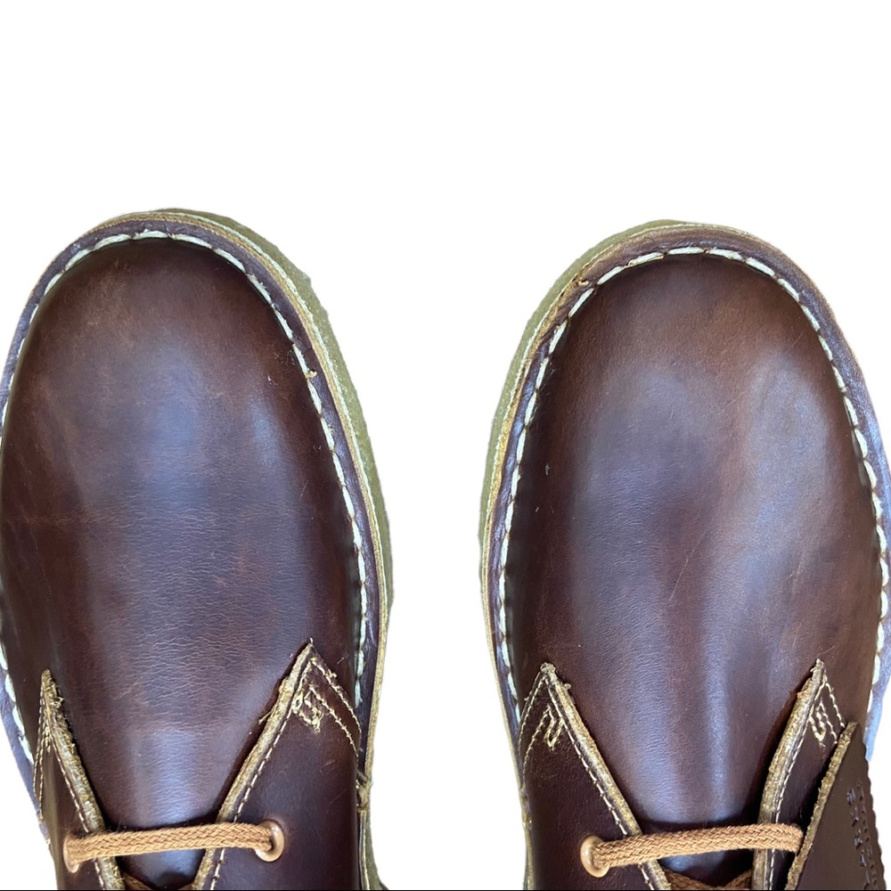 Clarks Desert Boots Brown Leather Size 7M - Picture 5 of 11